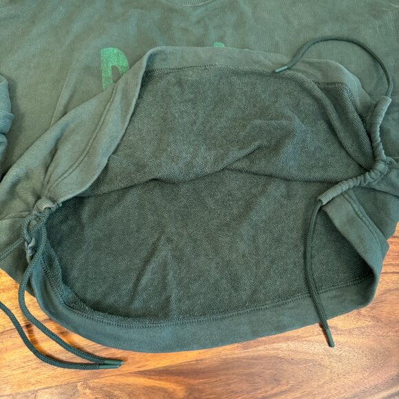 OFFLINE By Aerie Weekend casual‎ Side Tie Sweatshirt L Green - Picture 7 of 12